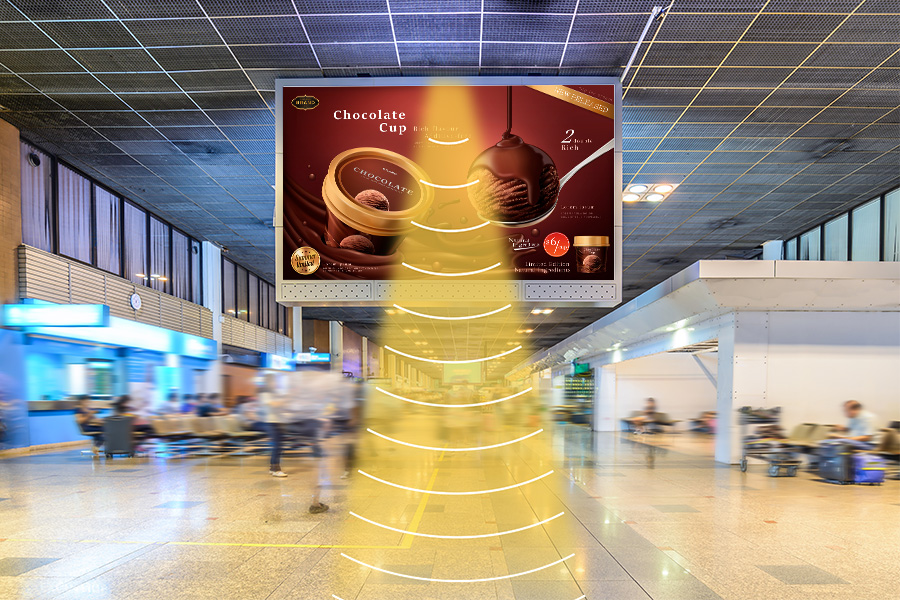 广告大屏定向音箱