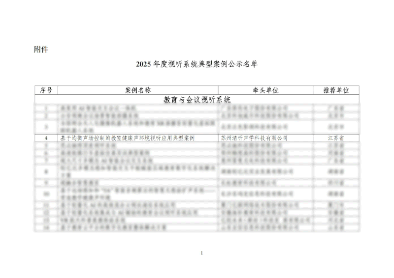 清听声学教室均衡声场系统入选国家级视听系统典型案例
