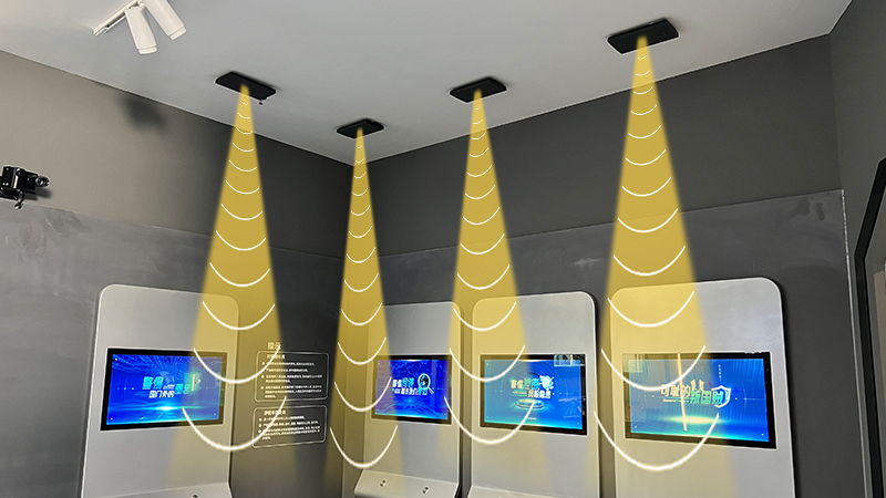 深圳科技展厅安装清听声学的定向音箱聚音宝