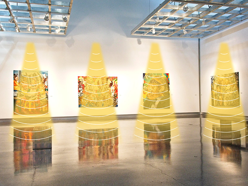 展览展示定向音箱