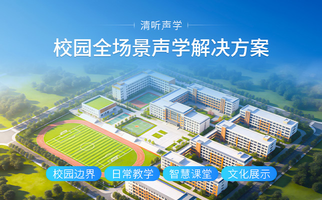 清听声学构建覆盖校园全场景的声学解决方案